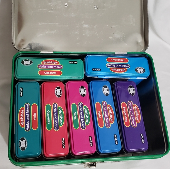 Webber Verbs & More Speech Language Pathology Therapy Cards Game Set & Storage - Picture 5 of 8